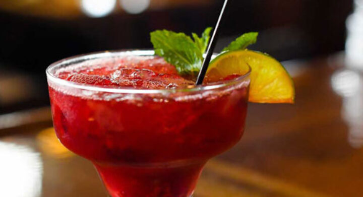 cocktail at Boomtown Brewery and Woodfire Grill in Hibbing